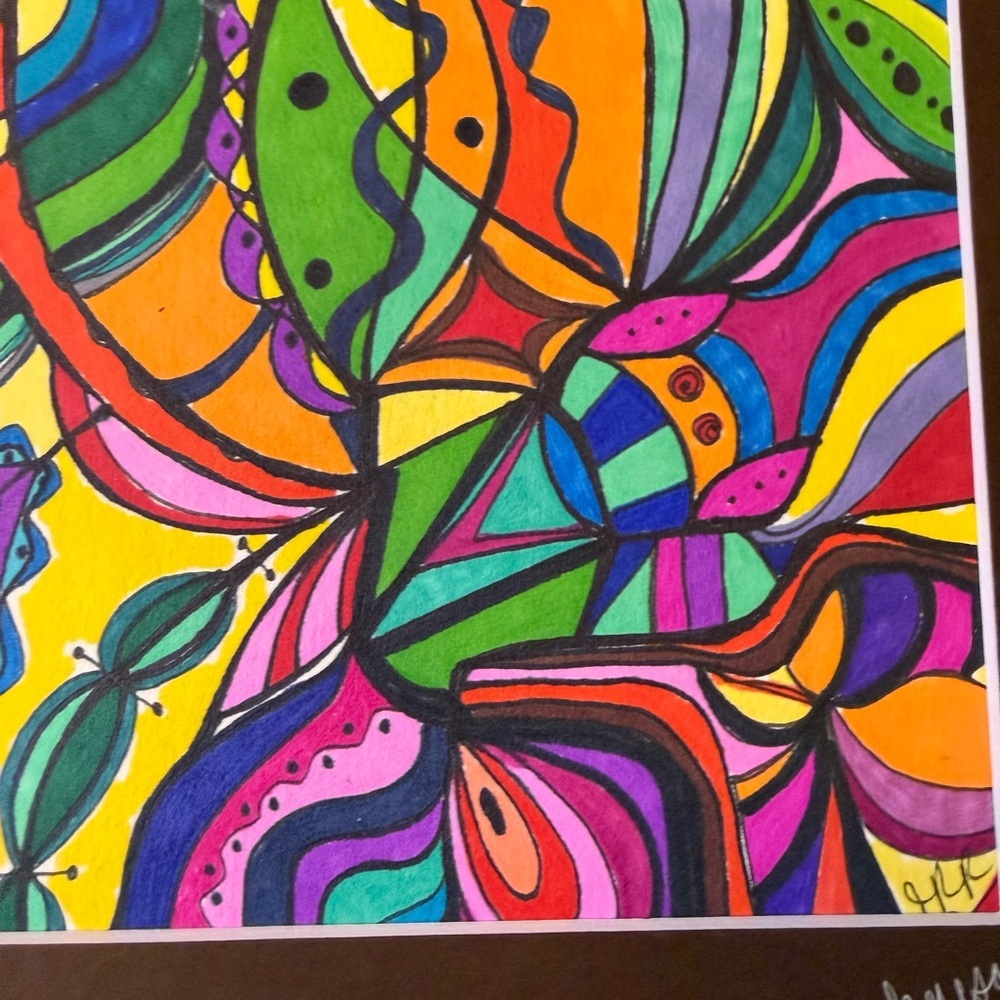 Original Intuitive Abstract Drawing - Picture 5 of 6